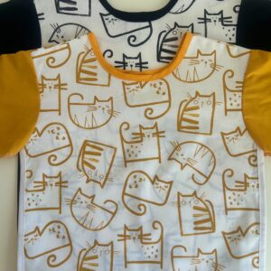 Children's painting apron with sleeves. NEW DESIGN! Can be ordered with name!
