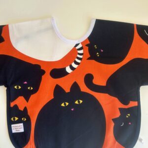Toddler's painting apron with sleeves, can be ordered with name