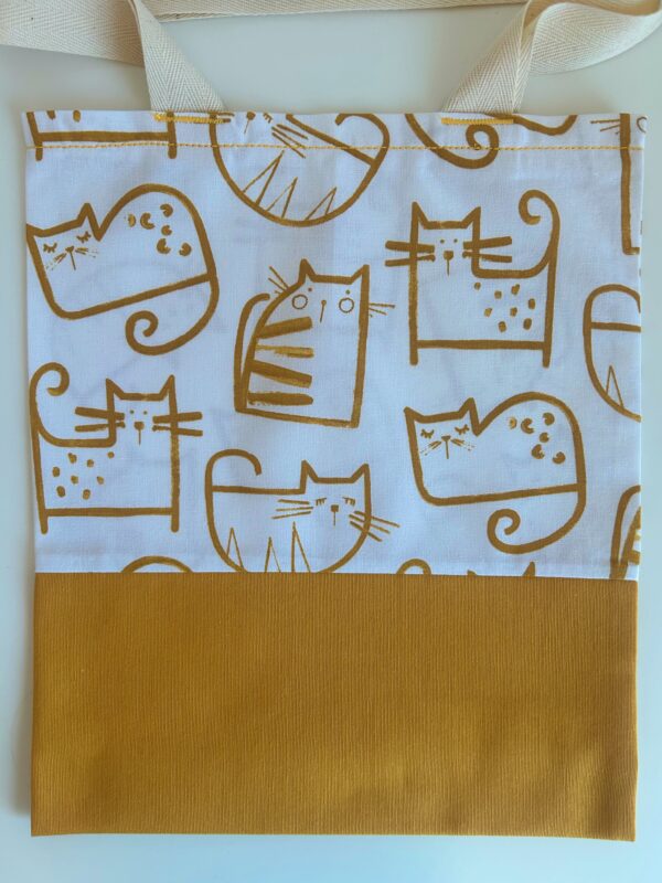 Mini Tote bag ZERO WASTE - CATS - multi purpose - Image 4