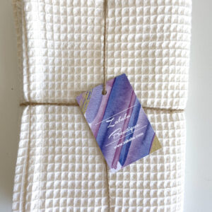 Baby blanket - WAFFLE FABRIC - Can be ordered with name!!